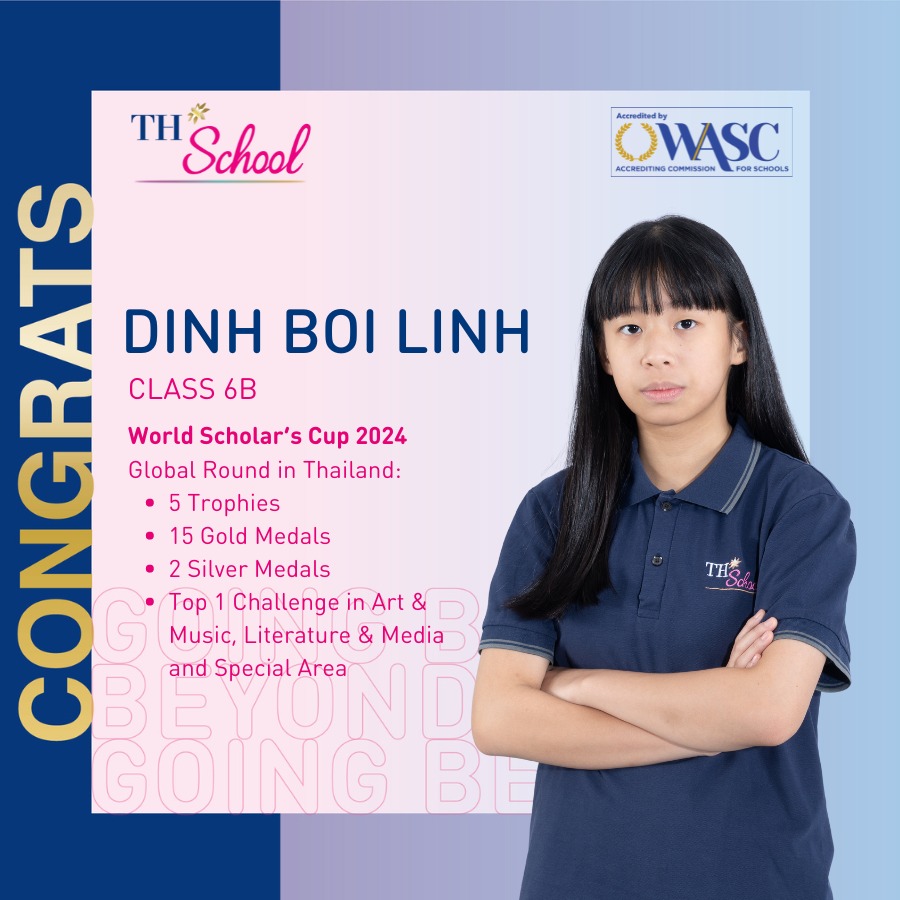 BỘ SƯU TẬP GIẢI THƯỞNG CỦA ĐINH BỘI LINH TẠI WORLD SCHOLAR	'S CUP