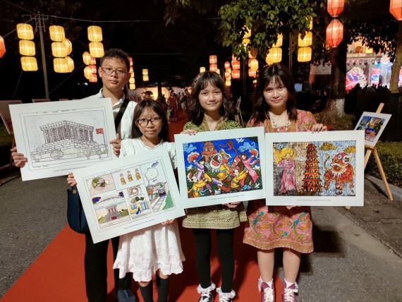 IMPRESSIVE ACHIEVEMENTS OF THSERS AT AN INTERNATIONAL DRAWING COMPETITION