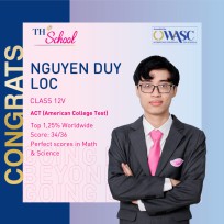 Duy Loc - Top 1,25% Worldwide in ACT