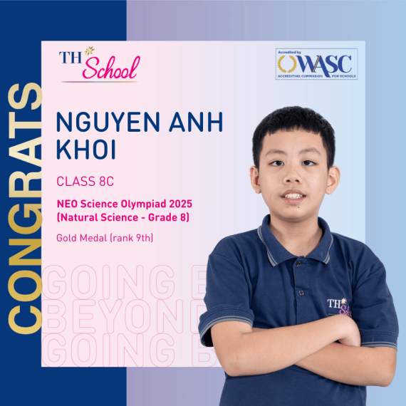 Nguyen Anh Khoi Achieved Gold Medal At The International NEO Science Olympiad 2025