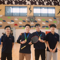 TH School Hoà Lạc Badminton Tournament Full Of Sports Spirit