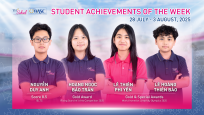 VINH DANH THÀNH TÍCH HỌC SINH TH SCHOOL (TUẦN 28/7 - 3/8)